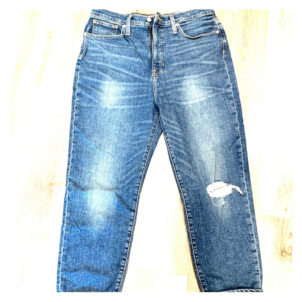 NWT Madewell The Momjean 31 W